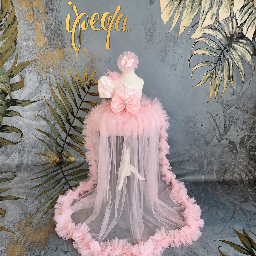 Pudra Beyaz Bebek ve Çocuk Çocuk Abiye - ipeqakids