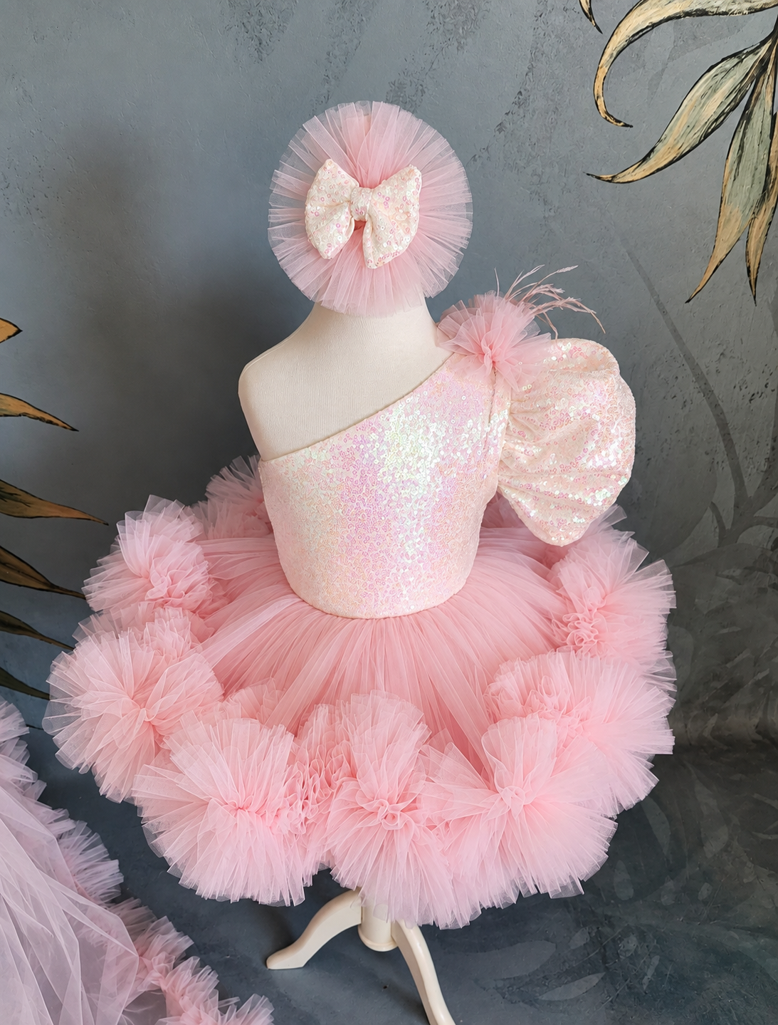 Pudra Beyaz Bebek ve Çocuk Çocuk Abiye - ipeqakids