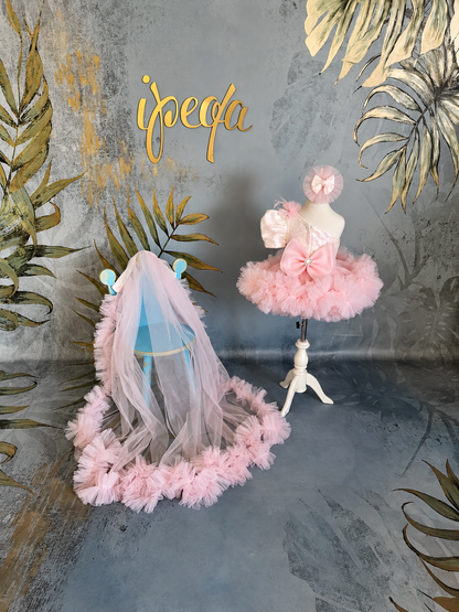 Pudra Beyaz Bebek ve Çocuk Çocuk Abiye - ipeqakids