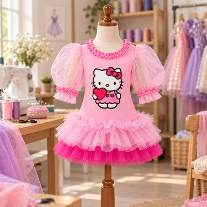 Hello Kitty Kız Çocuk Elbisesi
