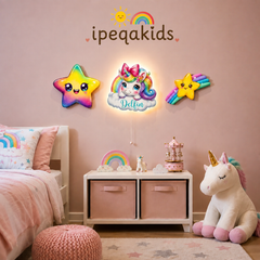 İpeqakids ahşap duvar seti