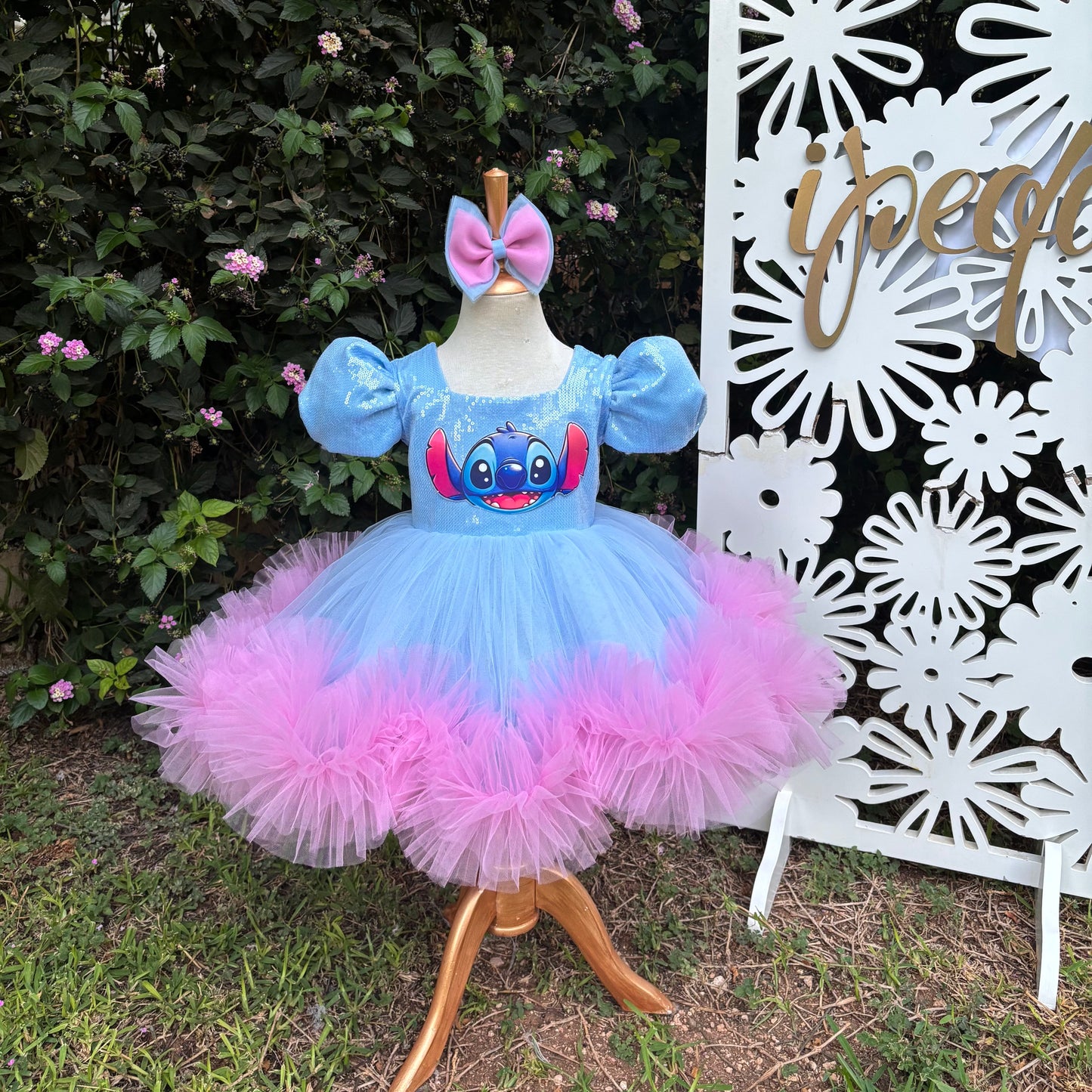 Stitch Kız Çocuk Abiye