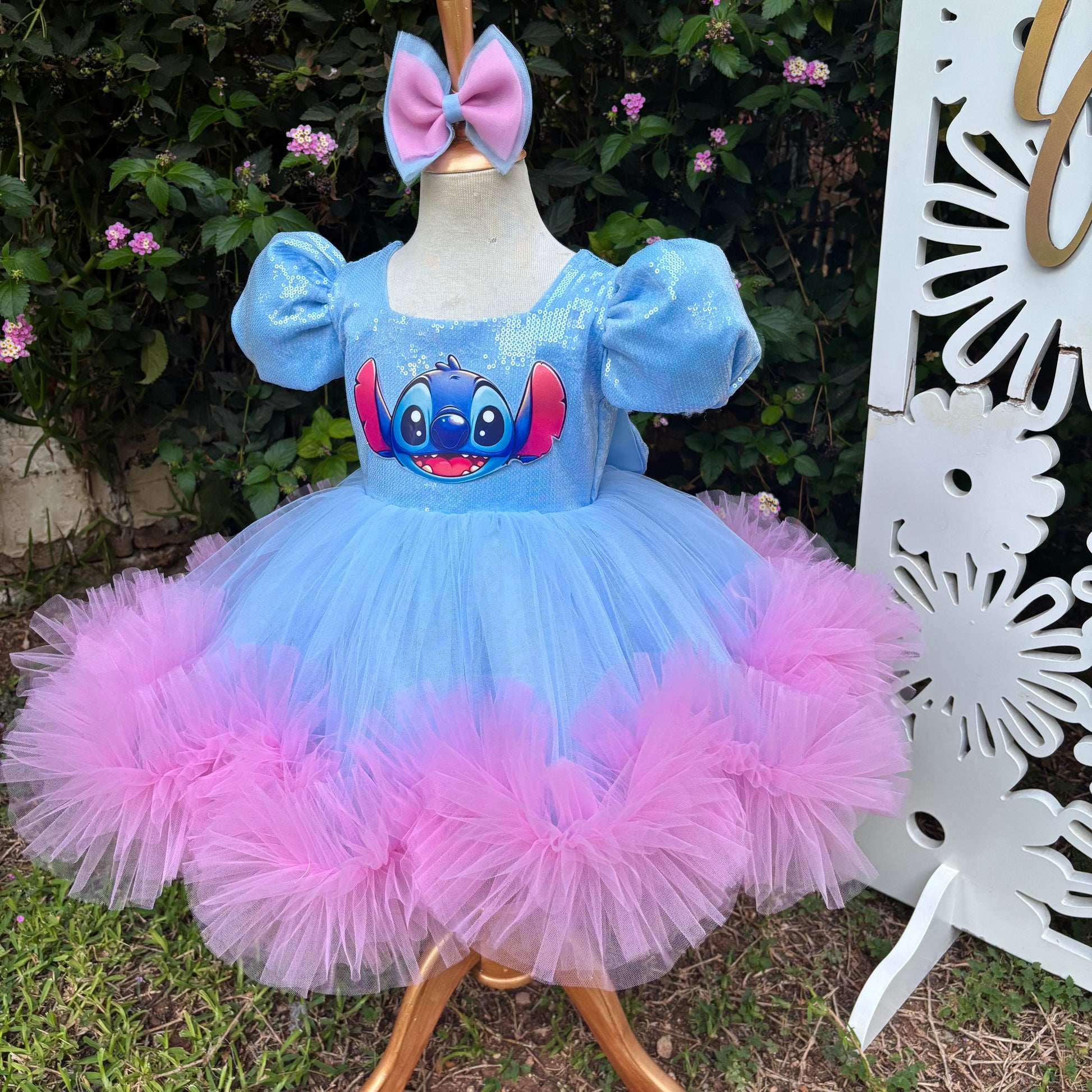 Stitch Kız Çocuk Abiye