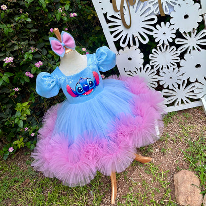 Stitch Kız Çocuk Abiye