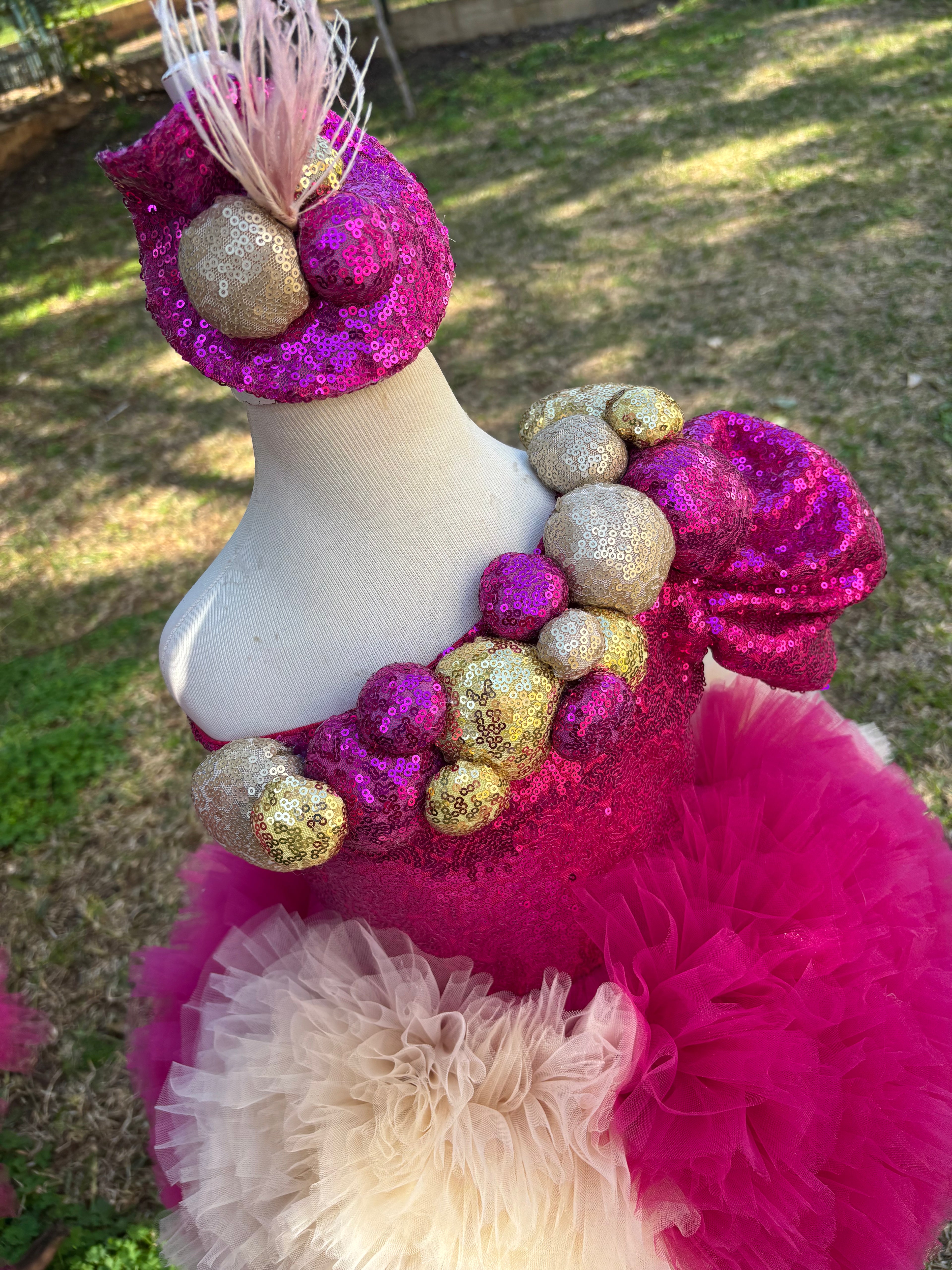 Kabarık Tütülü Kız Çocuk Abiye - ipeqakids