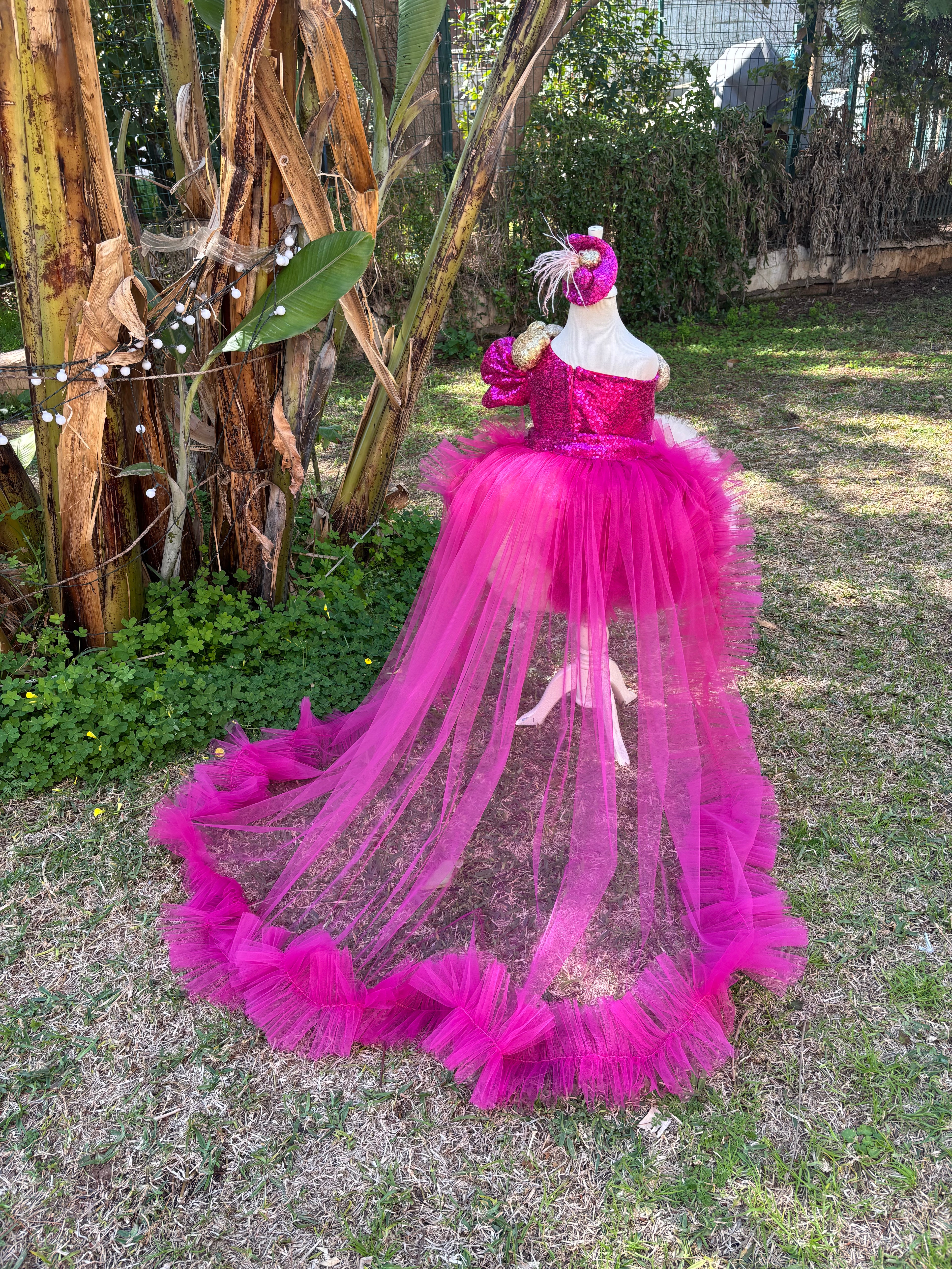 Kabarık Tütülü Kız Çocuk Abiye - ipeqakids