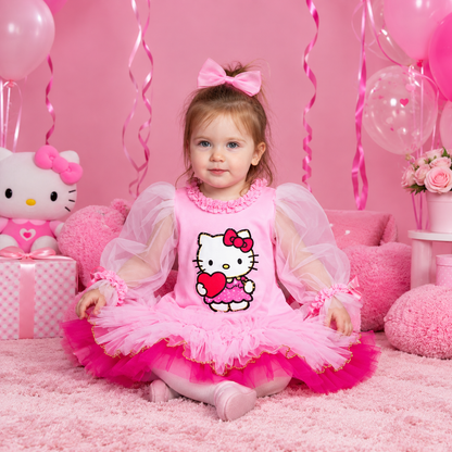 Hello Kitty Kız Çocuk Elbisesi