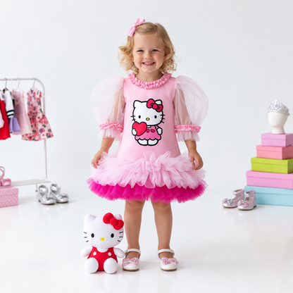 Hello Kitty Kız Çocuk Elbisesi