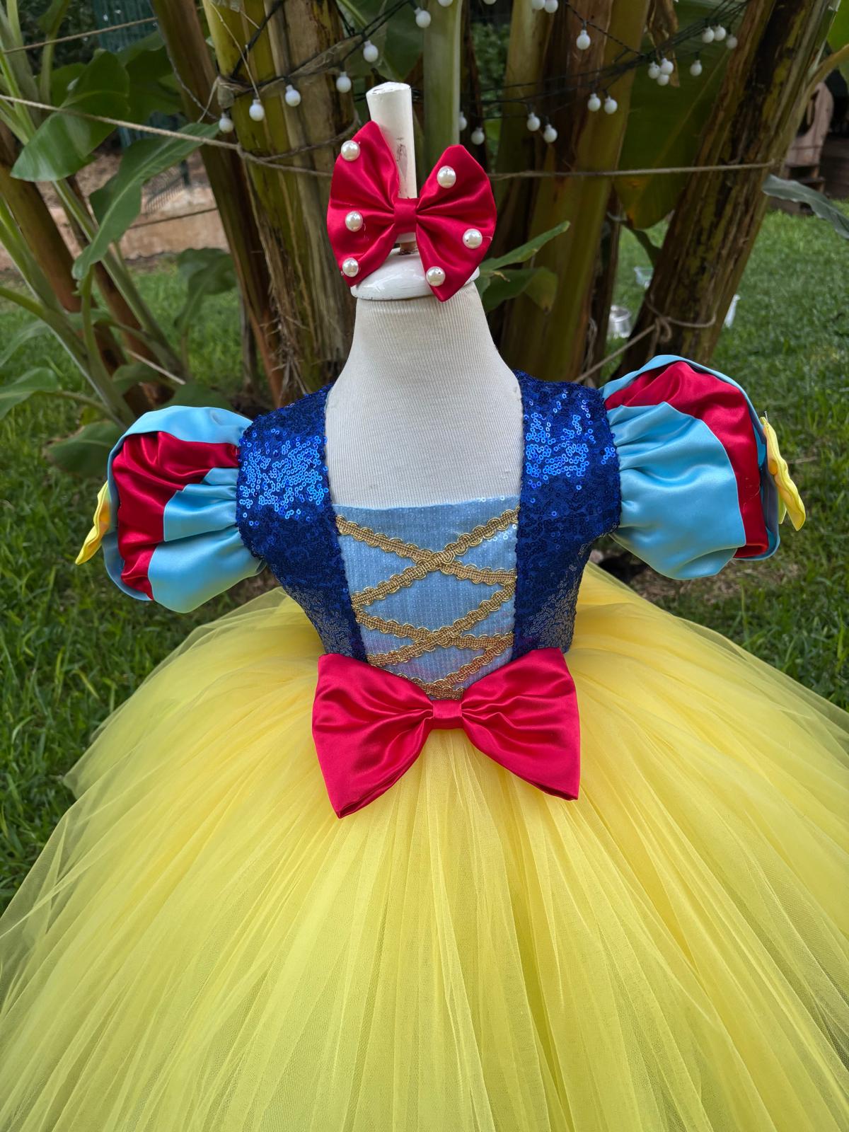 Pamuk Prenses Kız Çocuk Kostümü - Bebek Doğum Günü Elbisesi - ipeqakids – kız çocuk elbisesi