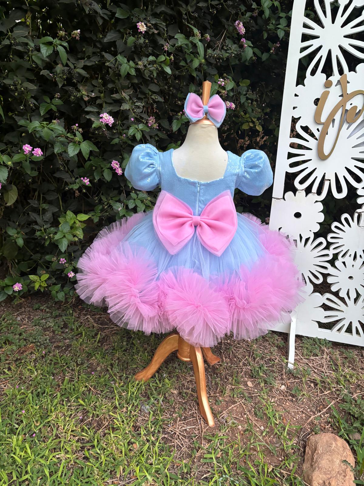 Cinnamoroll Kız Çocuk Abiye - Bebek Doğum Günü Elbisesi - ipeqakids – kız çocuk elbisesi