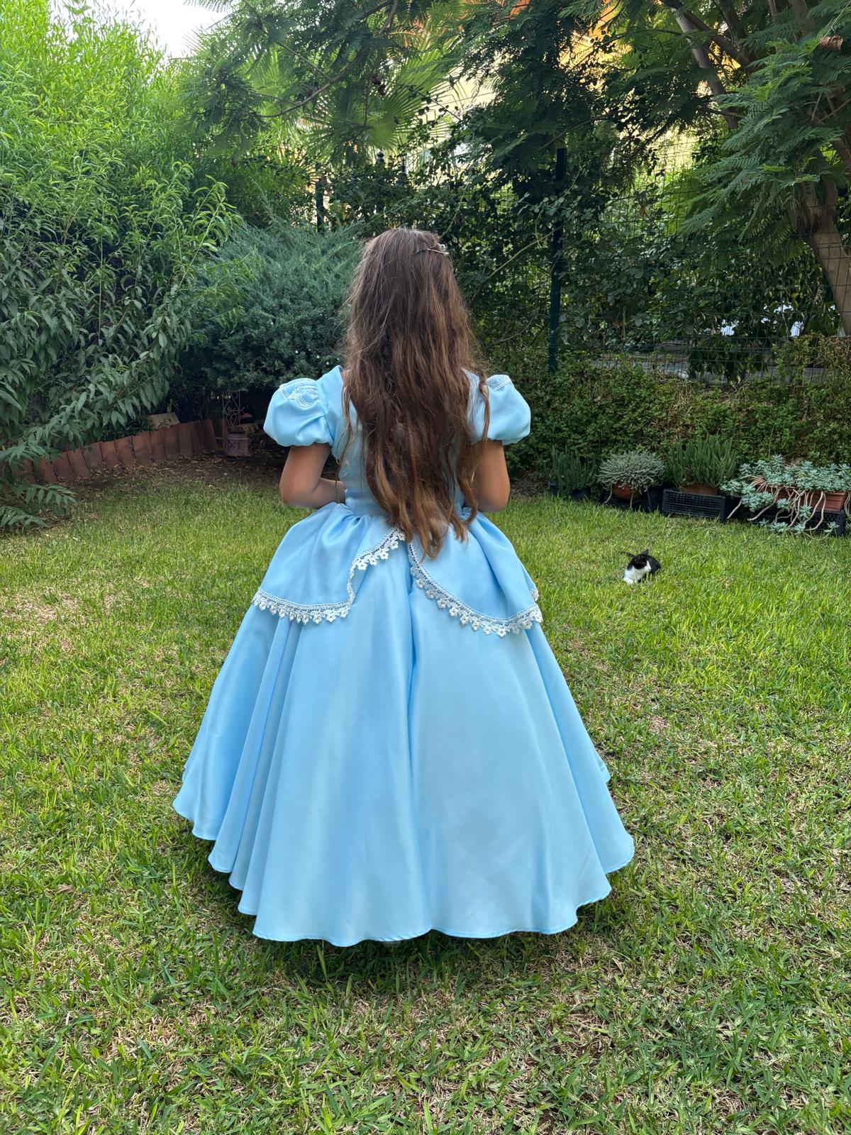 Sindirella Kostümü - Doğum Günü Elbisesi - ipeqakids – kız çocuk elbisesi