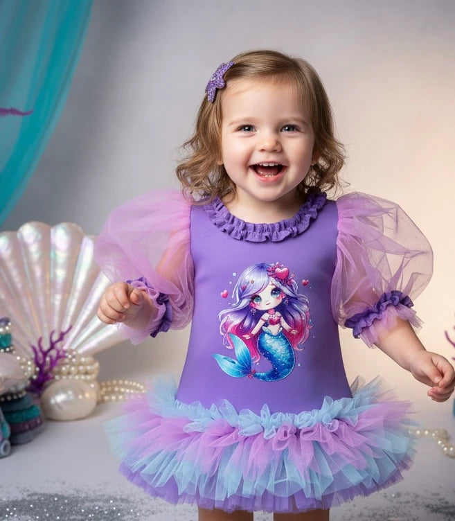 Denizkızı Kız Çocuk Elbisesi - ipeqakids – kız çocuk elbisesi