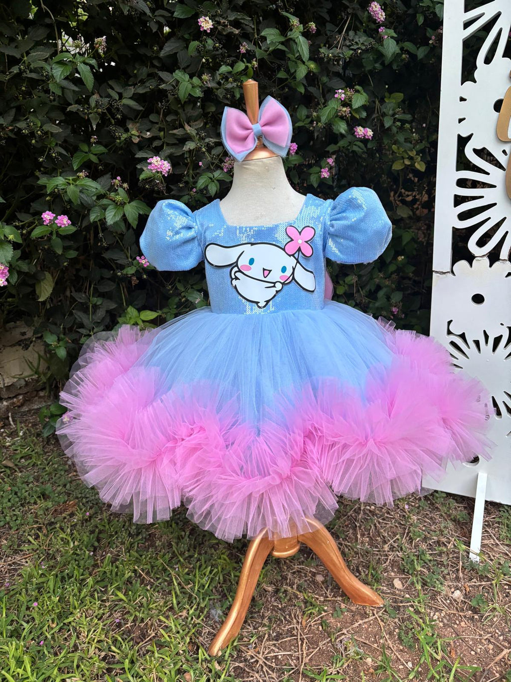 Cinnamoroll Kız Çocuk Abiye - Bebek Doğum Günü Elbisesi - ipeqakids – kız çocuk elbisesi