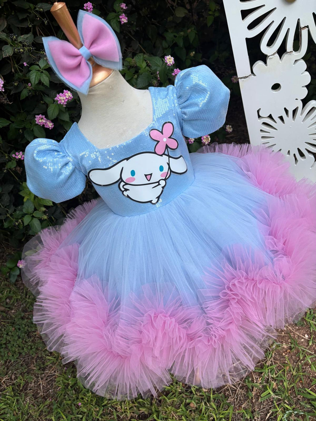 Cinnamoroll Kız Çocuk Abiye - Bebek Doğum Günü Elbisesi - ipeqakids – kız çocuk elbisesi