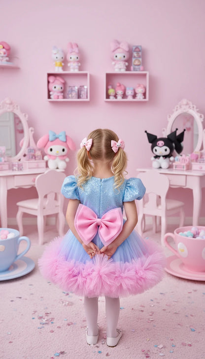 My Melody Kız Çocuk Abiye - Bebek Doğum Günü Elbisesi - ipeqakids – kız çocuk elbisesi