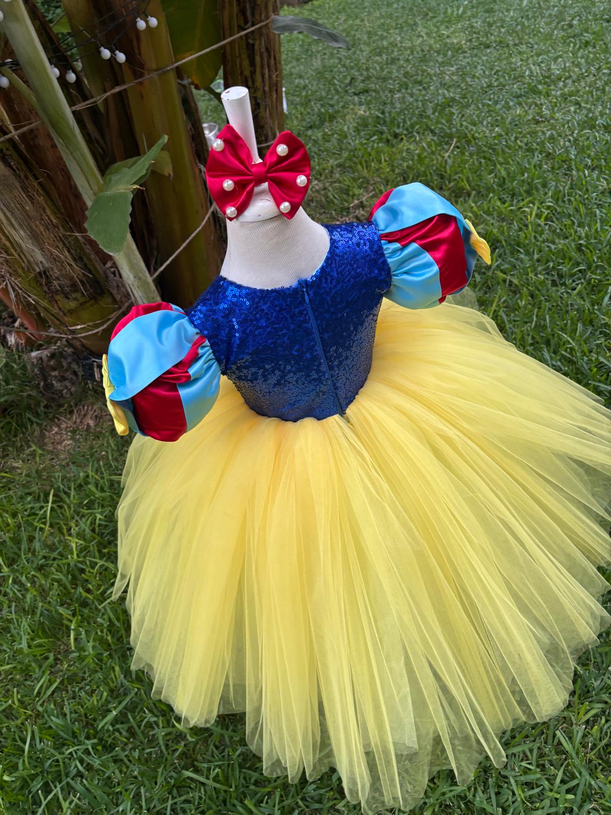 Pamuk Prenses Kız Çocuk Kostümü - Bebek Doğum Günü Elbisesi - ipeqakids – kız çocuk elbisesi