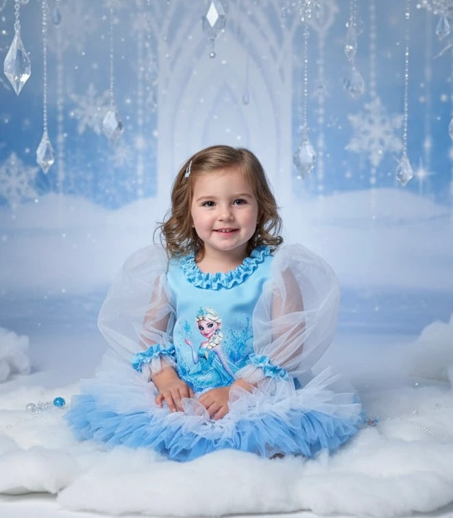 Elsa Kız Çocuk Elbisesi - ipeqakids – kız çocuk elbisesi