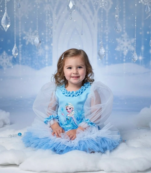 Elsa Kız Çocuk Elbisesi - ipeqakids – kız çocuk elbisesi