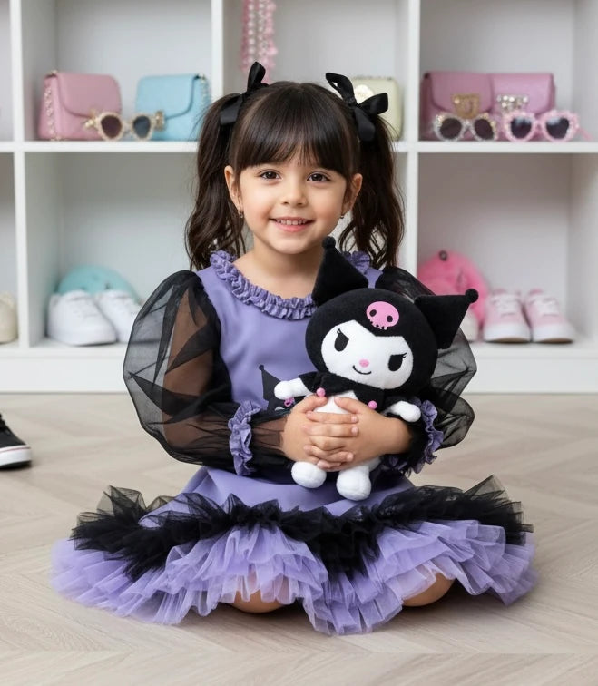 Kuromi Kız Çocuk Elbisesi - ipeqakids – kız çocuk elbisesi