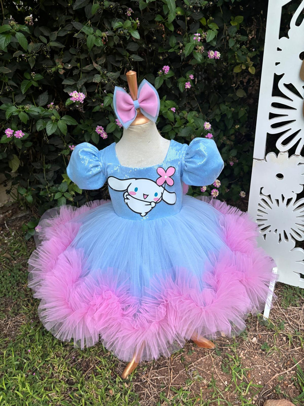 Cinnamoroll Kız Çocuk Abiye - Bebek Doğum Günü Elbisesi - ipeqakids – kız çocuk elbisesi