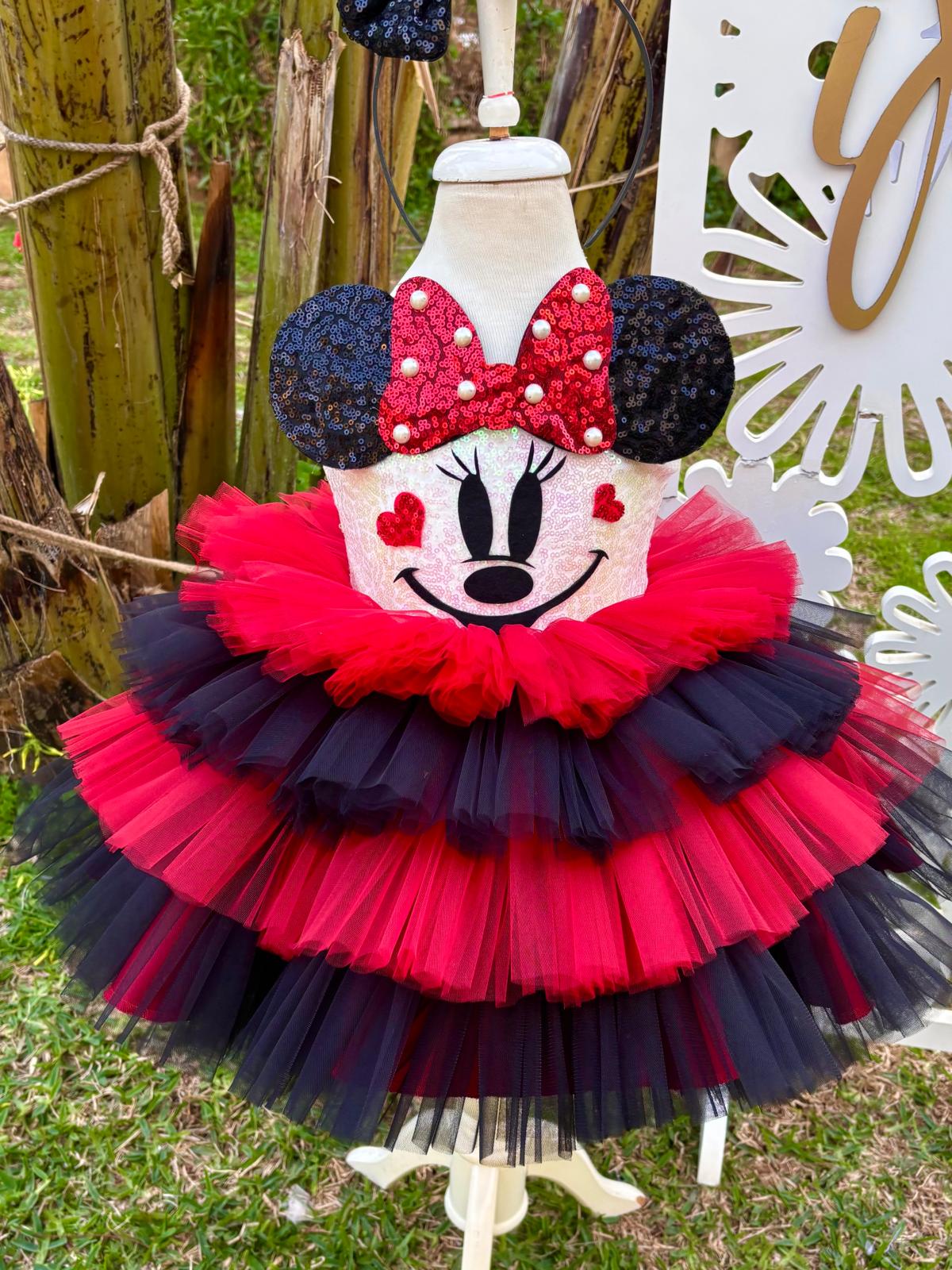 Mickey Mouse Kız Çocuk Elbise - Bebek Parti Kostümü - ipeqakids – kız çocuk elbisesi