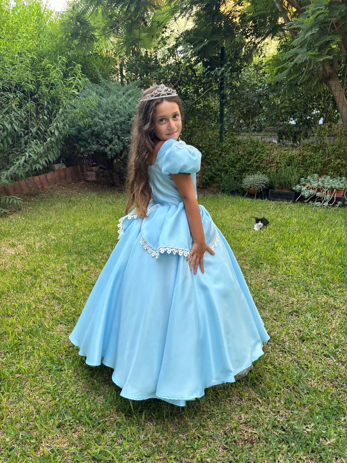 Sindirella Kostümü - Doğum Günü Elbisesi - ipeqakids – kız çocuk elbisesi