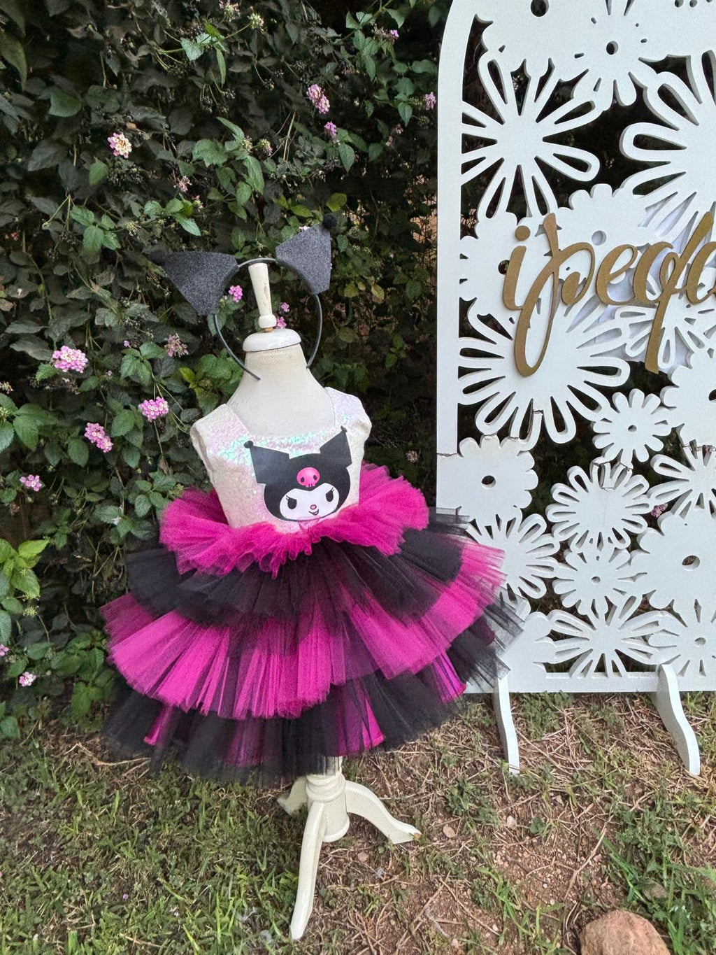 Kuromi Kız Çocuk Abiye - Bebek Doğum Günü Elbisesi - ipeqakids – kız çocuk elbisesi