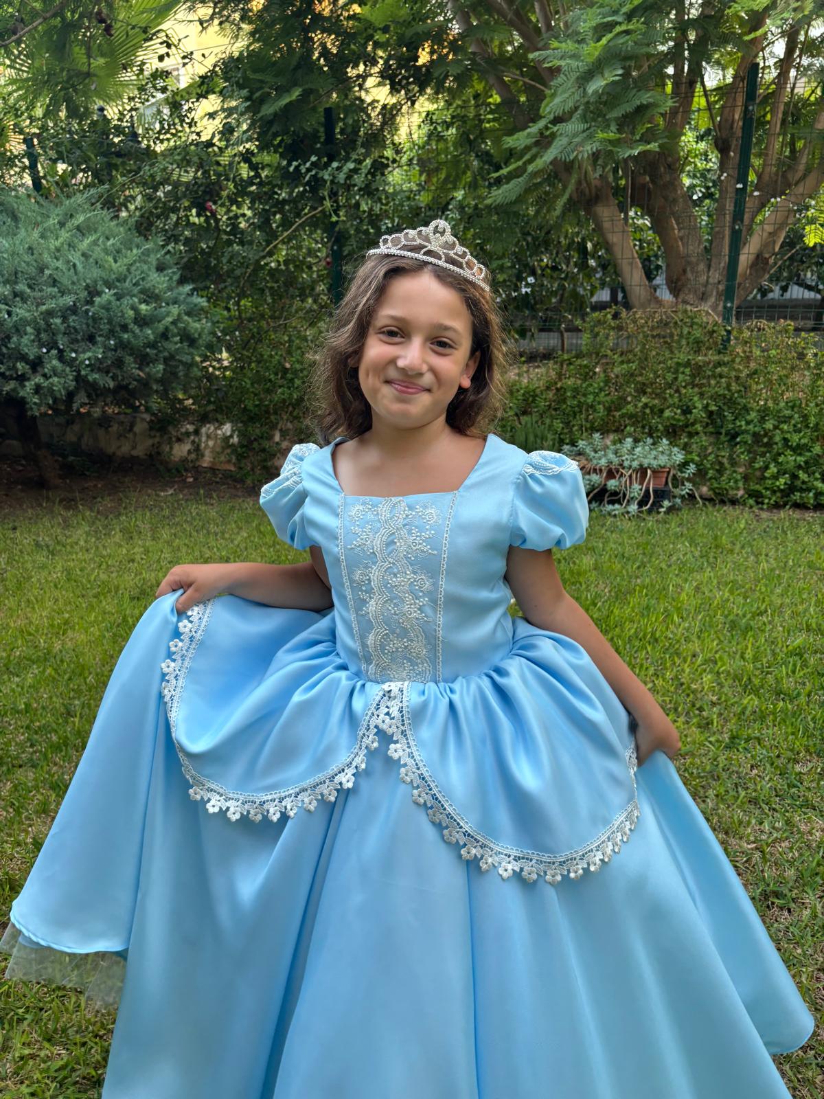 Sindirella Kostümü - Doğum Günü Elbisesi - ipeqakids – kız çocuk elbisesi