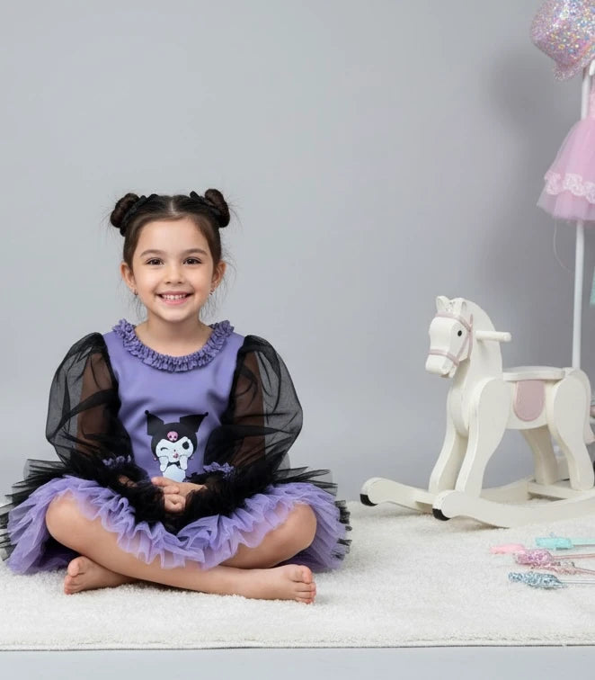 Kuromi Kız Çocuk Elbisesi - ipeqakids – kız çocuk elbisesi