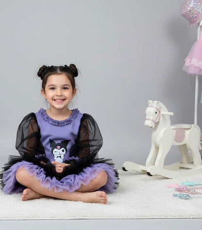 Kuromi Kız Çocuk Elbisesi - ipeqakids – kız çocuk elbisesi