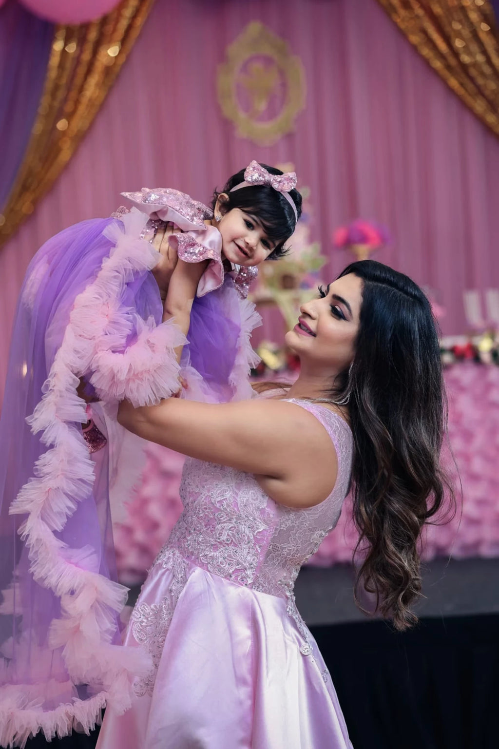 Pudra Lila Kız Çocuk Abiye Elbise - ipeqakids – kız çocuk elbisesi