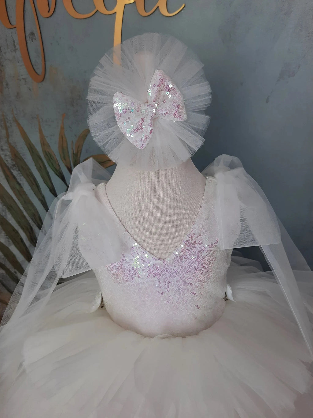 Beyaz Kız Çocuk Düğün Elbisesi - Bebek Abiye - ipeqakids – kız çocuk elbisesi