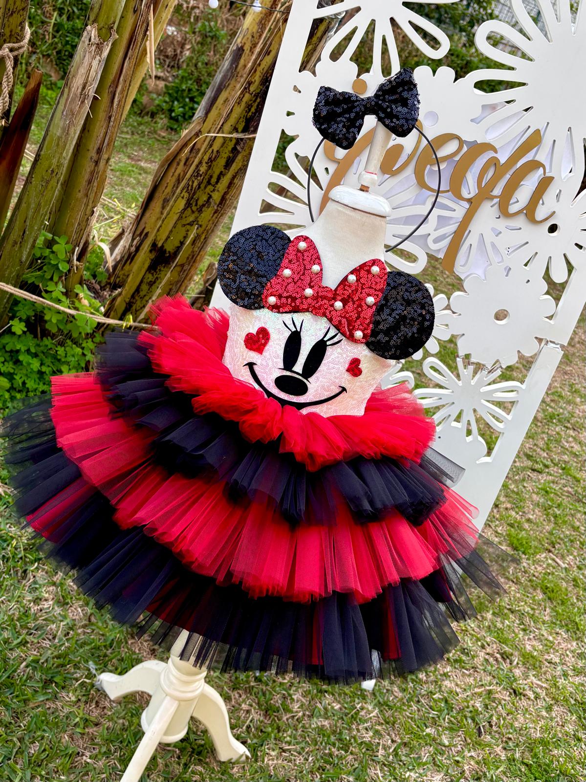 Mickey Mouse Kız Çocuk Elbise - Bebek Parti Kostümü - ipeqakids – kız çocuk elbisesi