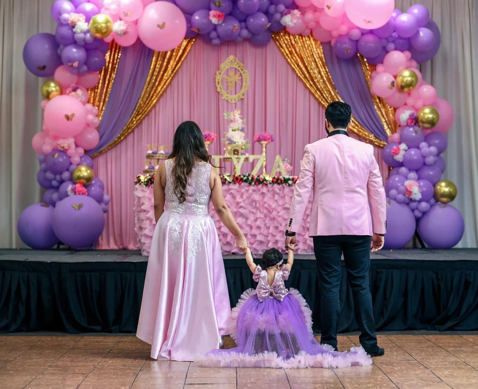 Pudra Lila Kız Çocuk Abiye Elbise - ipeqakids – kız çocuk elbisesi