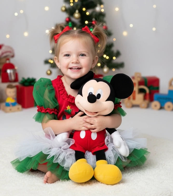 Yılbaşı Temalı Mİnnie Mouse Kız Çocuk Elbisesi - ipeqakids – kız çocuk elbisesi