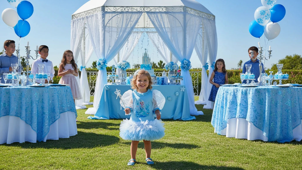 Elsa Temalı Kız Çocuk Elbisesi - ipeqakids – kız çocuk elbisesi