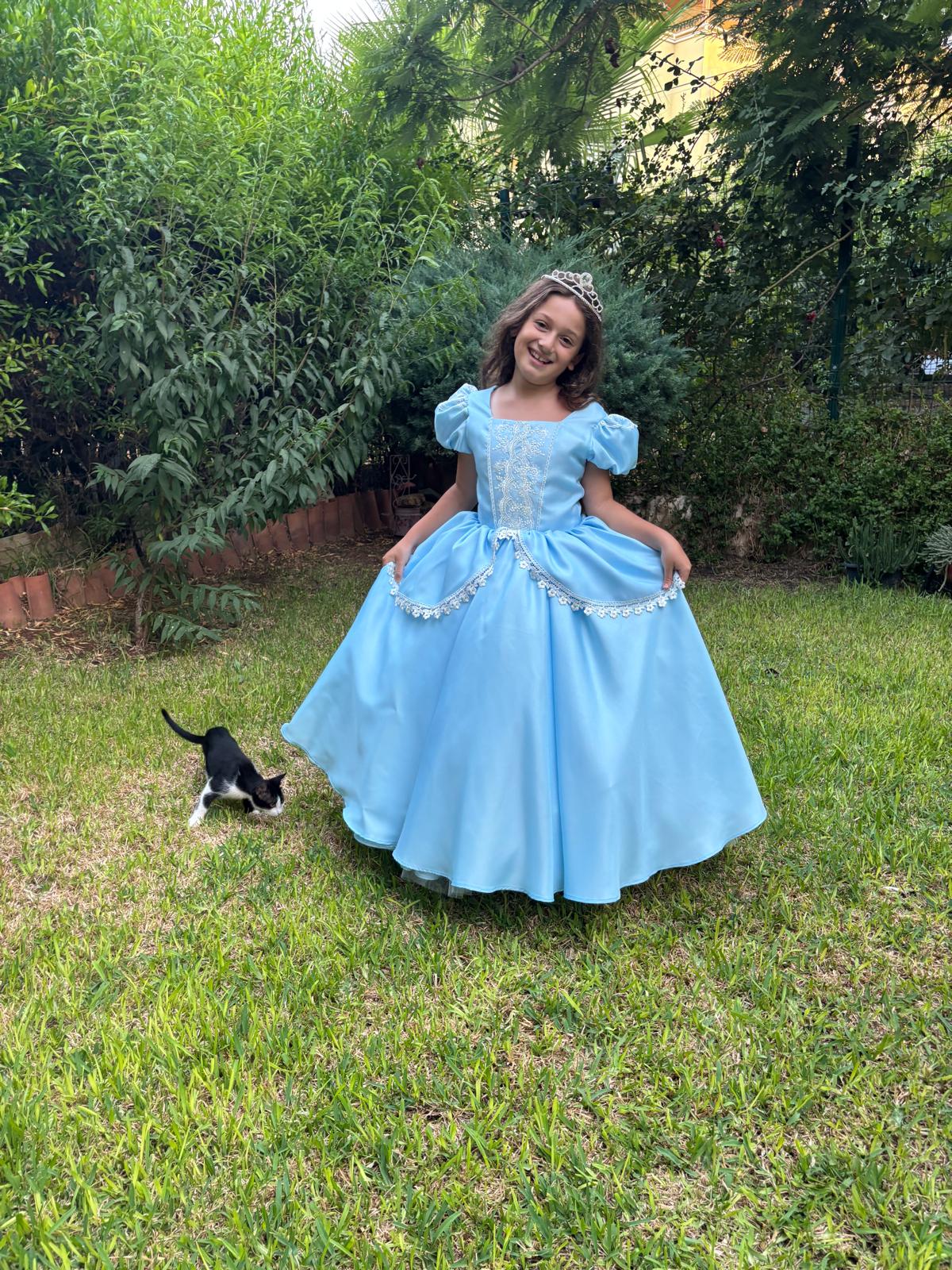 Sindirella Kostümü - Doğum Günü Elbisesi - ipeqakids – kız çocuk elbisesi