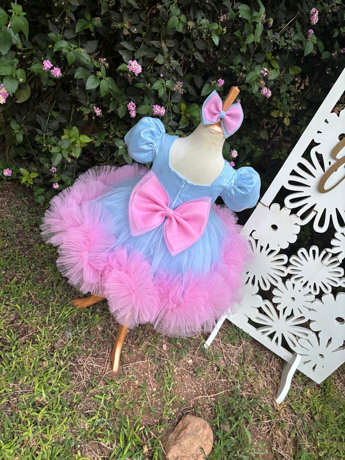 Cinnamoroll Kız Çocuk Abiye - Bebek Doğum Günü Elbisesi - ipeqakids – kız çocuk elbisesi