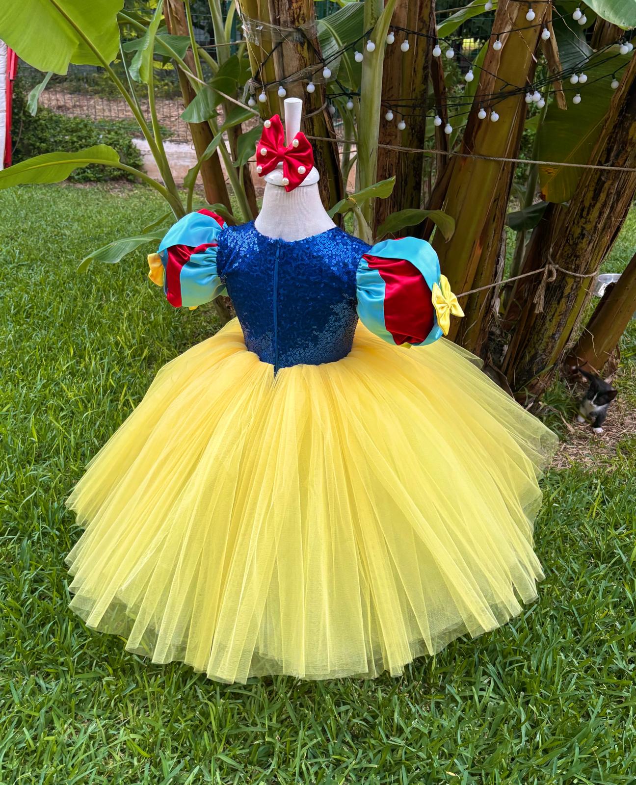 Pamuk Prenses Kız Çocuk Kostümü - Bebek Doğum Günü Elbisesi - ipeqakids – kız çocuk elbisesi