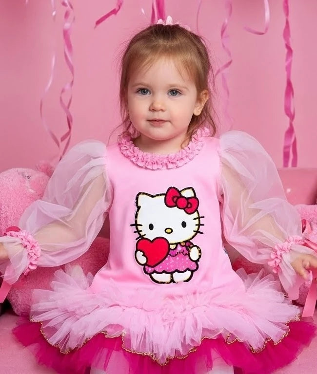 Hello Kitty Kız Çocuk Elbisesi - ipeqakids – kız çocuk elbisesi