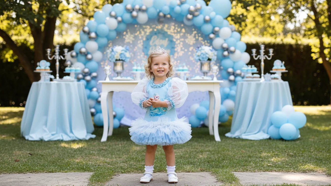 Elsa Temalı Kız Çocuk Elbisesi - ipeqakids – kız çocuk elbisesi