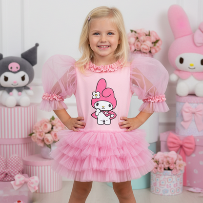 My Melody Baskılı Kız Çocuk Elbisesi - ipeqakids
