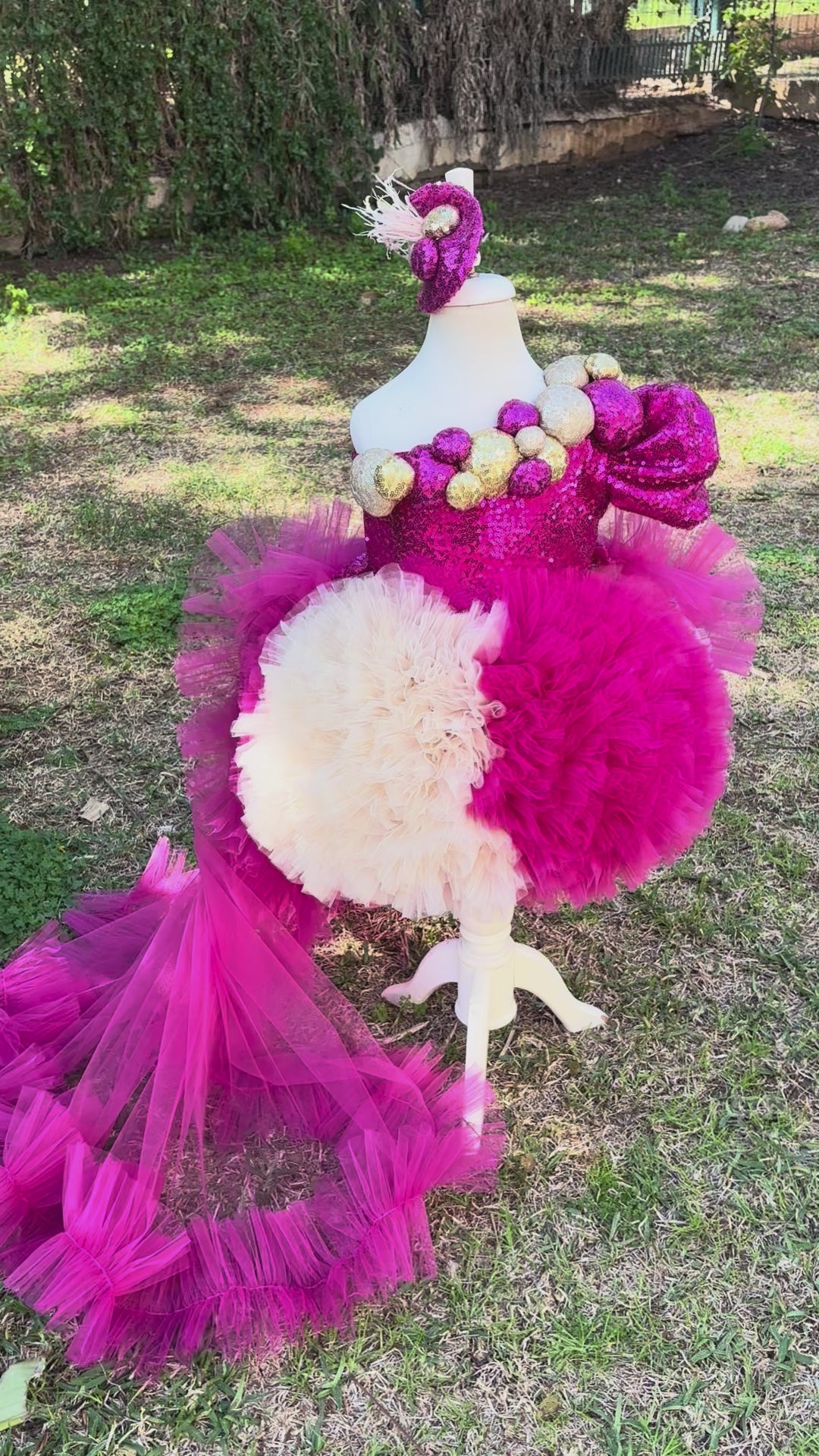 Kabarık Tütülü Kız Çocuk Abiye - ipeqakids